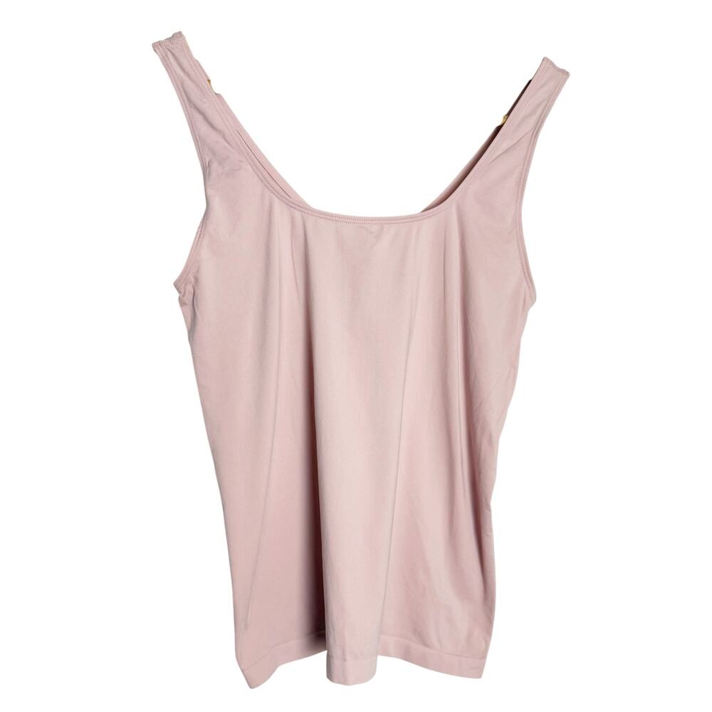 Alo Yoga Light Pink Sleeveless Scoop Neck Athletic Workout Tank Top Size Small